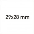Preisetikette - Etikette 29x28 mm