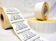 Preprinted labels on roll